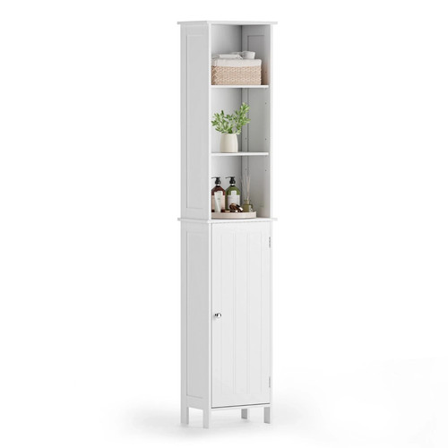 Tall bathroom storage cabinet - storage,