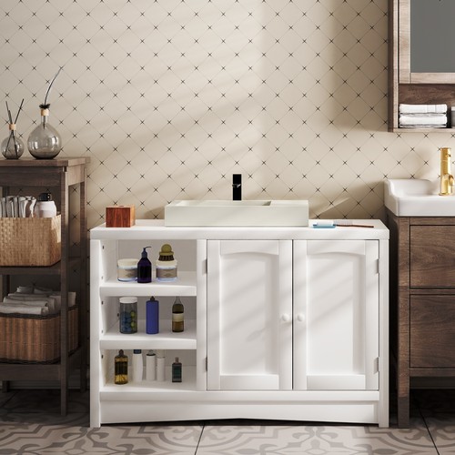 Bathroom under sink cabinet - sink,