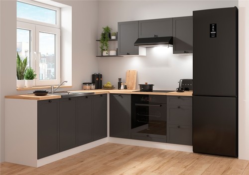 Corner kitchen cabinets - kitchen,