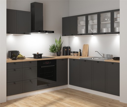 Corner kitchen cabinets set - corner,