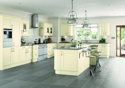 Shaker kitchen ivory - shaker, ivory/cream